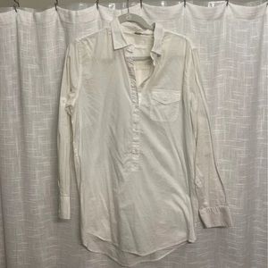 White j crew tunic coverup